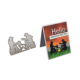 New Leisure Afternoon Cut Die Metal Stencil Template Mould for DIY Scrapbook Embossing Album Paper Card Craft