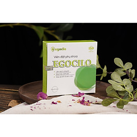 Viên đặt phụ khoa Egocilo se khít chống nấm ngứa và săn chắc an toàn cho phụ nữ hộp 3 viên (60g) làm sạch vùng kín, bệnh khí hư, viêm ngứa, đào thải các chất bẩn, tăng đàn hồi cho các hoạt động co dãn - Hàng chính hãng