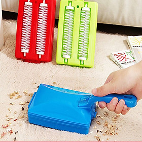 Chổi Quét Rác Nhỏ, Lông Vụn Thông Minh (Vuông - 2 Làn) (Giao Màu Ngẫu Nhiên)