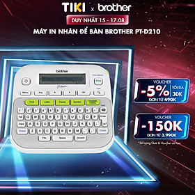 Máy In Nhãn Đơn Năng Brother PT-D210 - Hàng Chính Hãng