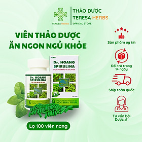 Viên Uống Tảo Xoắn Spirulina Dr Hoàng Hỗ Trợ Kích Thích Ăn Ngon Và Tăng Đề Kháng Hộp 100 Viên