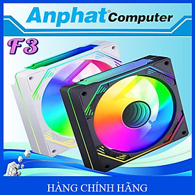 Quạt Tản Nhiệt Fan Case REDMOON F3 RGB Đen/ Trắng có Hub điều khiển – Hàng Chính Hãng