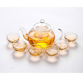 Mua Bộ ấm chén pha trà thủy tinh chịu nhiệt cao cấp zeno SET40