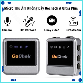 Micro thu âm không dây Sothing Gocheck A Ultra Plus tích hợp sử dụng đa thiết bị, đa chức năng- Hàng chính hãng