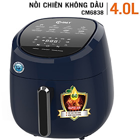 Nồi Chiên Không Dầu Điện Tử Comet CM6838 4L - Hàng Chính Hãng