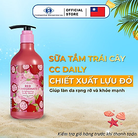 Sữa tắm trái cây CC Daily chiết xuất Lựu Đỏ CC Daily Red Pomegranate Brightening Body Wash