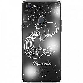 Ốp lưng dành cho OPPO F7 mẫu Cung hoàng đạo Aquarius (đen)