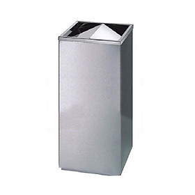 Thùng Rác Inox Vuông Nắp Bập Bênh - 071A