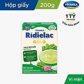 Bột Ăn Dặm Vinamilk Ridielac Gold Vị Heo Bó Xôi (200g)