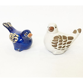 Mua Chim mãng cầu gốm tráng men  size C9-10xD14-16xR8-9cm  - Tượng gốm xinh xắn trang trí  decor sân vườn