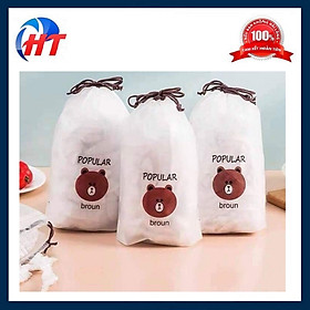 Mua Túi 100 Màng Bọc Thực Phẩm Co Giãn Hình Gấu - HT