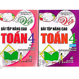 Sách - Combo Vở Bài Tập Nâng Cao Toán Lớp 4 (Bám Sát SGK Kết Nối Tri Thức Với Cuộc Sống -Bộ 2 Cuốn)