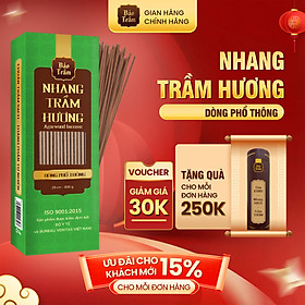 Nhang Trầm – Hộp Xanh Lá 600g | Bảo Trầm | Thơm Dịu, Không Hóa Chất, Dùng Cúng Lễ
