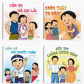 Hình ảnh Combo Ehon Kỹ năng sống: Bon là Bé ngoan (4 cuốn)