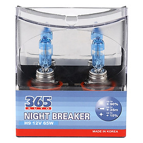 Bộ 2 bóng đèn 365 Auto H9 Night Breaker