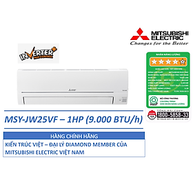 Mua ĐIỀU HÒA KHÔNG KHÍ (MÁY LẠNH) MITSUBISHI ELECTRIC MSY-JW25VF - 1 HP(NGỰA) (9 000 BTU/h) - INVERTER - HÀNG CHÍNH HÃNG