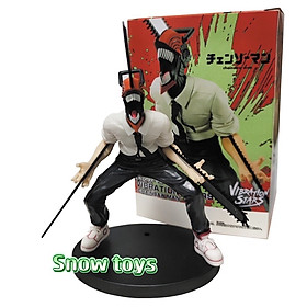 Mô hình Chainsaw Man - Nhân vật Denji hóa Quỷ cưa máy - Kích thước Denji Cao 18,5cm - Fullbox Chainsaw man Quỷ cưa