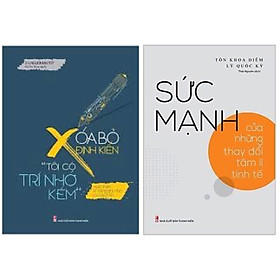 Combo 2 Cuốn Giúp Bạn Vượt Qua Giới Hạn Của Bản Thân : Xóa Bỏ Định Kiến "Tôi Có Trí Nhớ Kém" + Sức Mạnh Của Những Thay Đổi Tâm Lí Tinh Tế