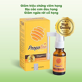 Xịt họng keo ong DK Pharma làm dịu các cơn ho, ngứa họng, đau rát họng PropoBee Spray 15ml, 30ml