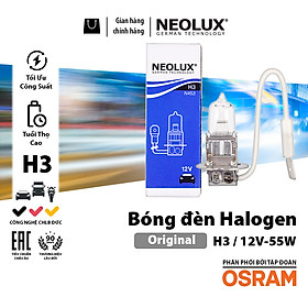 Bóng Đèn Halogen Original OSRAM NEOLUX Dùng Cho Xe Ô Tô Xe Máy Chân H1 H3 H4 H7 H8 H11 HB3 HB4 - Nhập Khẩu Chính Hãng