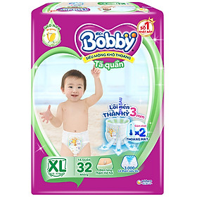 [MỚI] Tã/bỉm quần Bobby 3mm Gạo non S46/M42/L36/XL32/XXL28/XXXL22