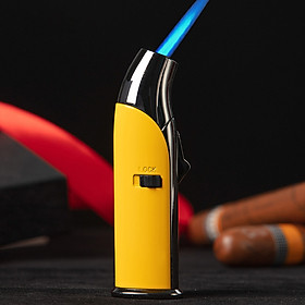 Mua Vỏ Hột Quẹt Bật Lửa Gas  COB-988 Khò 1 Tia Mạnh Mẽ Kèm Đục Tiện Lợi - Màu Vàng (KHÔNG SẴN GAS)