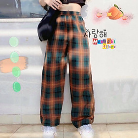 Quần Caro Dây Rút Lai - Quần Caro Lưng Thun Bo Lai Long Caro Pant Unisex - MM