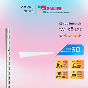 Mua Tay đỡ kệ con thuyền Railshelf L27cm bằng thép dày 1.4mm  sơn tĩnh điện hiện đại