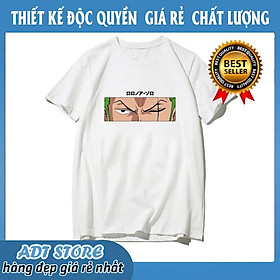 HOT Áo thun anime One Piece Zoro - Attack on titan Levi - Kimetsu No Yaiba - Tokyo Ghoul