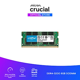 Mua Ram Laptop Crucial DDR4 8GB Bus 3200MHz CL22 1.2v CT8G4SFS832A - HÀNG CHÍNH HÃNG