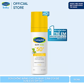 Sữa chống nắng dịu lành cho làn da nhạy cảm của bé CETAPHIL BABY SUN KIDS 150ML