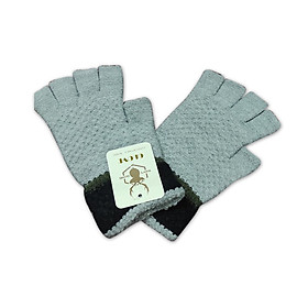 Găng Tay Bao Tay Len Hở Ngón Giư Âm Chống Nắng Phong Cách Đơn Giản Cho Nữ - Xám nhạt