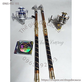 Combo bộ cần rút tiga 3m6 và máy yumoshi 7000