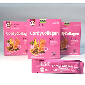 Combo 3 hộp Đông trùng hạ thảo CordyCollagen chính hãng Healthy Life