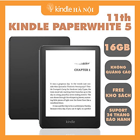 Combo Máy đọc sách All New Kindle Paperwhite 5 (11th) KIDS EDITTION (KHÔNG QUẢNG CÁO) và Bao da - Hàng chính hãng