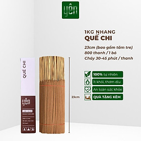 Mua Nhang Quế Chi Sạch 1kg Giá Sỉ Loại 23-30-40cm 800-700-500 Thanh Yên 100 % Tự Nhiên Thờ Cúng Thư Giãn