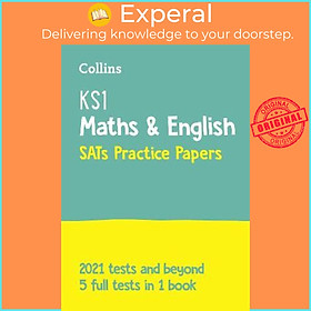 Sách - KS1 Maths and English SATs Practice Papers : For the 2023 Tests by Collins KS1 (UK edition, paperback)