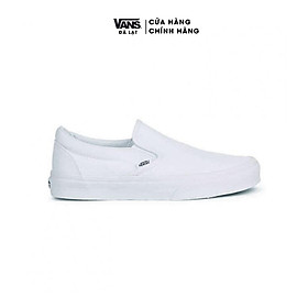 Giày sneaker Vans full trắng Classic Slip On