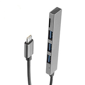 Mua Type C to USB hub 3 ngõ USB  và 1 khe đọc thẻ TF/micro SD