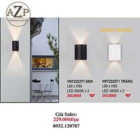 AZP - ĐÈN ỐP VÁCH / ĐÈN TRANG TRÍ / ĐÈN TREO TƯỜNG PHÒNG KHÁCH, PHÒNG NGỦ, NHÀ HÀNG, KHÁCH SẠN AZP-VPL2222T1 phong cách đương đại, hàng nhập khẩu AZP