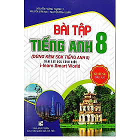 Bài Tập Tiếng Anh 8 Dùng Kèm Sách Giáo Khoa Tiếng Anh 8 (Bám Sát SGK Cánh Diều I-Learn Smart World)_HA