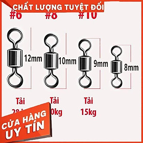 Hình ảnh Mà ní buộc Trục câu đài, Khóa Link hình số 8 đủ các size 30 chiếc