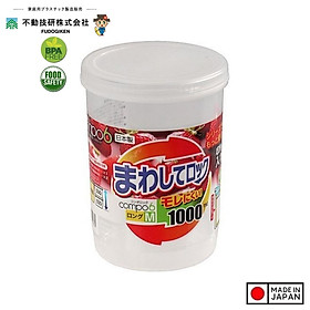 Hộp thực phẩm nắp vặn cao cấp 1L, 1.8L Sanada Nhật Bản dáng tròn chịu nhiệt tốt dùng lò vi sóng đông lạnh