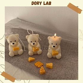 Nến Thơm Gấu Trắng White Bear Xinh Xắn, Phụ Kiện Decor - Dory Lab