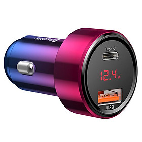 Bộ tẩu sạc nhanh đa năng dùng cho xe hơi Baseus Magic Series Quick Charge (45W, LED Display, PD/ QC 3.0/ PPS/ SCP/ AFC, Quick Charger ) - Hàng Chính Hãng