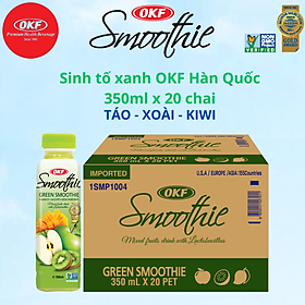 Sinh tố xanh SINH TỐ TÁO - KIWI - XOÀI OKF Hàn Quốc x 20 chai 350ml