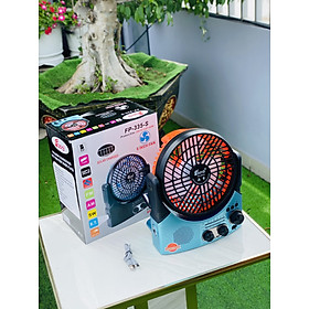 Mua Quạt Đa Năng 4in1 FP 335S Có Năng Lượng Mặt Trời  Kèm Loa Nghe Nhạc  Đài FM  Đèn Pin FM  USB  TF Tiện Lợi Du Lịch Cắm Trại Dã Ngoại Hàng nhập Khẩu