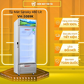 Mua TỦ MÁT SANAKY 480 LÍT VH-5089K ĐỒNG (LOW-E) (R600A) (HÀNG CHÍNH HÃNG) (CHỈ GIAO HCM)