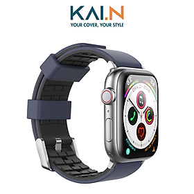 Dây Đeo Silicone Dành Cho Apple Watch Ultra / Apple Watch Series, Kai.N Sport Buckle Color Band- Hàng Chính Hãng