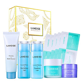Bộ Làm Sạch Dưỡng Ẩm Cho Da Dầu Và Da Hỗn Hợp Laneige Clear Skin Set